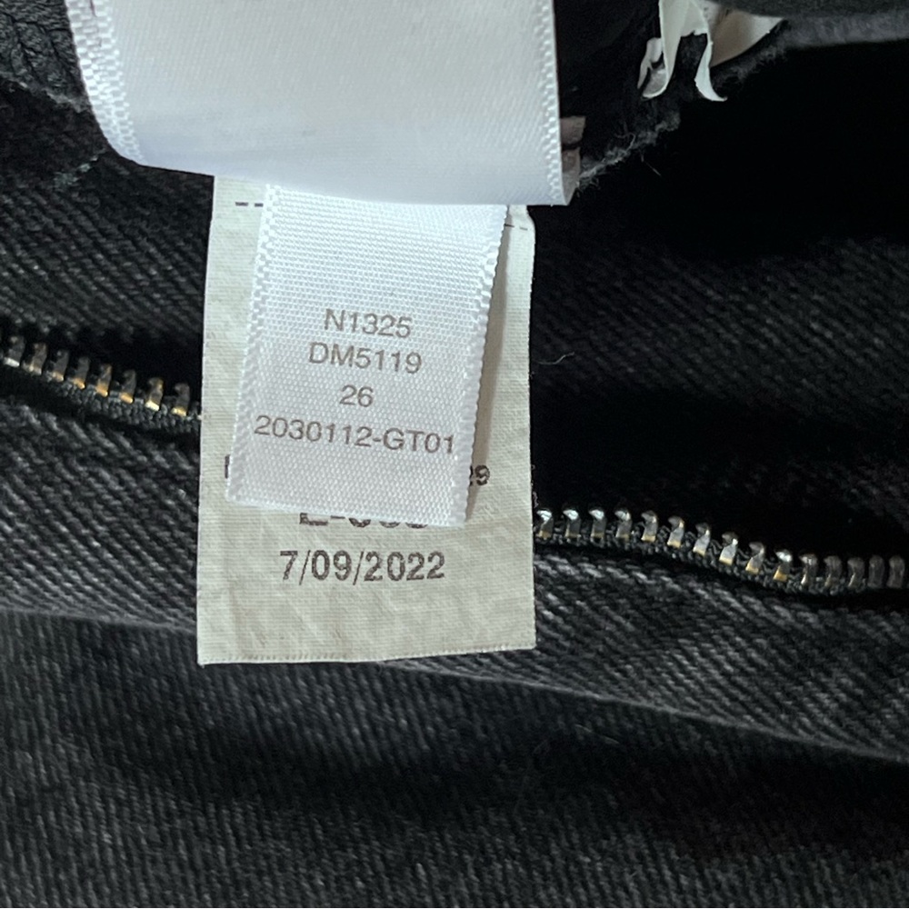 Madewell The Perfect Vintage Jean, Size 26 Black Wash - Picture 14 of 15